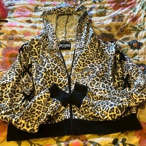 Victoria Secret Crop Hoodie Zip Up